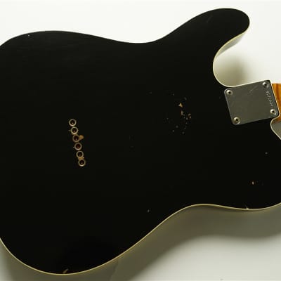 Fender Custom Shop Masterbuilt Vincent Van Trigt 1963 Custom Telecaster Journeyman Relic 2020 - Aged Black [BG] image 16