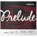 D’Addario J1010 4/4M Prelude Cello String Set, 4/4 Scale, Medium Tension