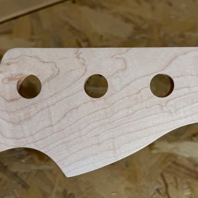 Luthier Made Jazz bass neck - Natural image 6
