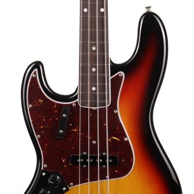 Fender American Vintage II 1966 Jazz Bass Left-Handed 3-Tone Sunburst Used image 6