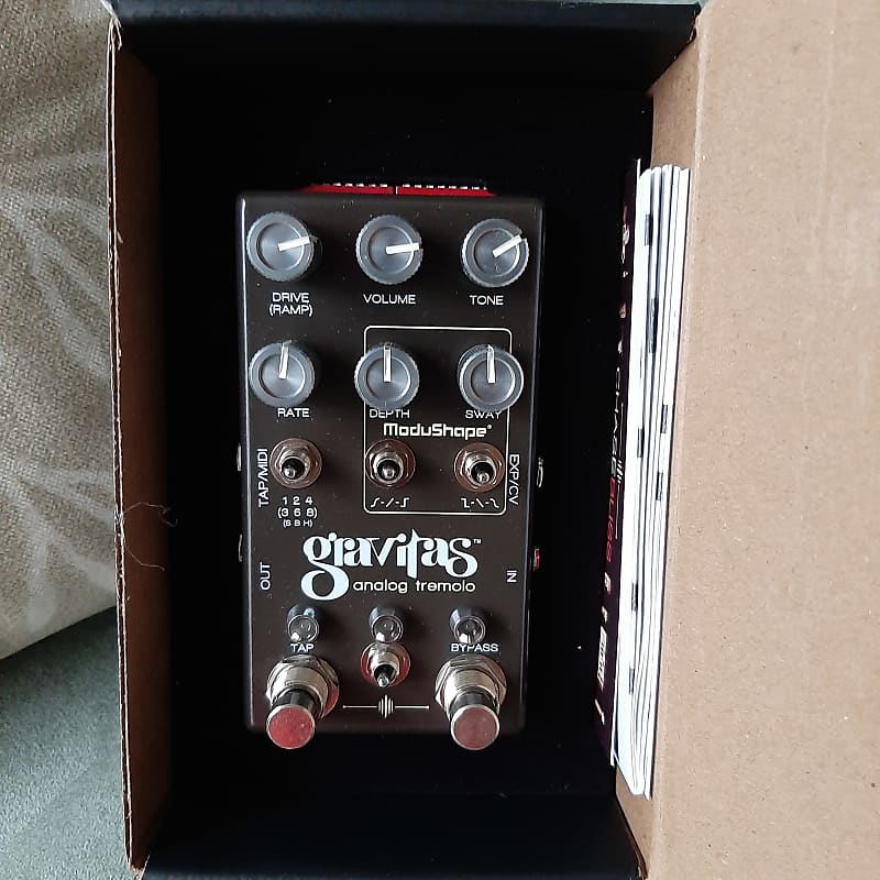 Chase Bliss Audio Gravitas Analog Tremolo 2015 - Present - Black image 1