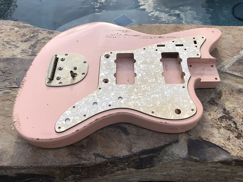 Real Life Relics Jazzmaster Body Shell Pink Nitro Lacquer Finish