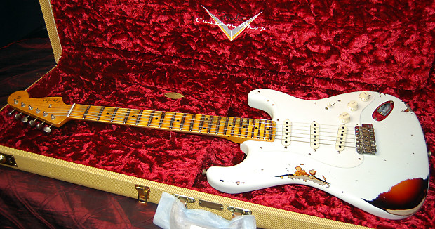 ★☆OlympicWhite Relic MultilayerStrato☆★ OlympicWhite Relic MultilayerStrato Fender Custom Shop White
