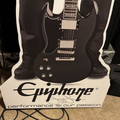 Tony Iommi Epiphone cardboard stand-up display. Rare! image 2