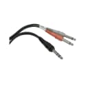 Hosa STP204 TRS To Dual 1/4 Cable 13.5 Ft
