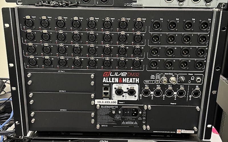 Allen & Heath dLive DM32 SClass MixRack with 32Inputs and Reverb