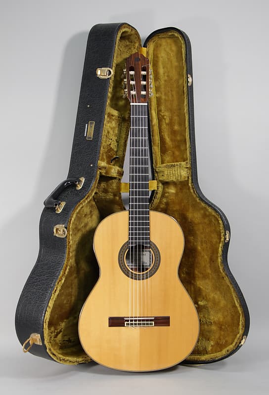 1982 Yamaha GC 7A Natural Finish Brazilian Rosewood Classical Guitar w/OHSC image 1
