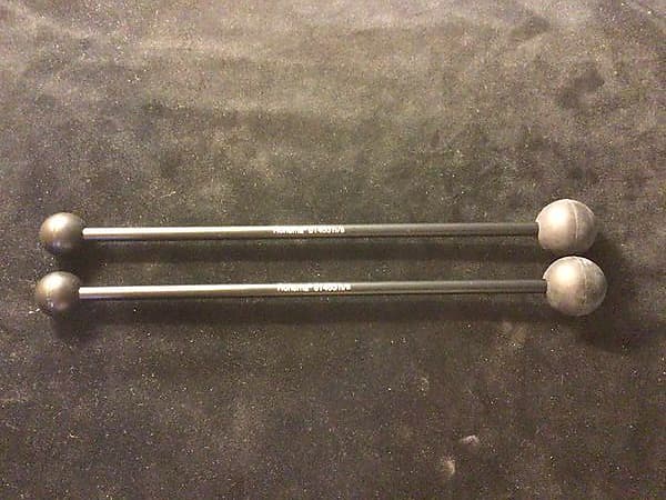 Rohema Percussion - Percussion Mallets - Hard / Soft Rubber Balls (Made in Germany) Pair image 1