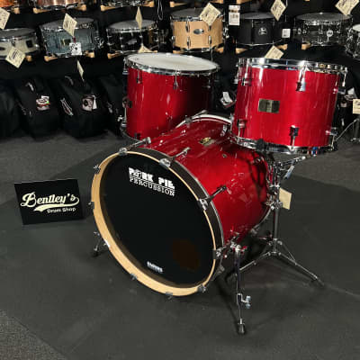 Pork Pie USA Custom 13/18/22" Drum Set Kit in Red Gloss Lacquer image 3