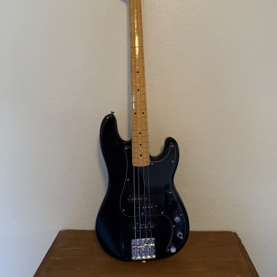 1983 Fender Japan Squier SQ Precision Bass - Black | Reverb