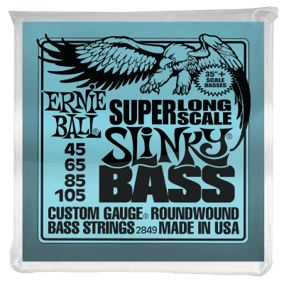 Ernie Ball Super Long Scale Slinky Electric Bass Guitar Strings 45-105 image 1