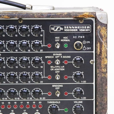 1977 Sennheiser VSM201 Vocoder 20-Band Analog Voice Synthesizer Rare Vocal Microphone Mic Effect Synth Used by Daft Punk image 6