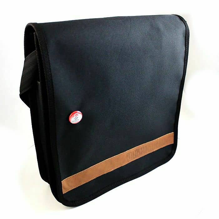 Mukatsuku 12 Inch Vinyl Record Messenger Shoulder Bag 25 (black bag holds  25 x 12'' records) *Juno Exclusive*