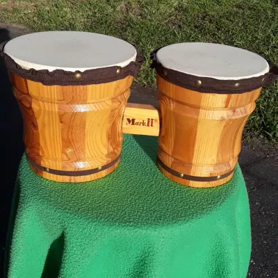 Mark 2 Bongo Drums. Real Wood. Play great. Good condition. image 1