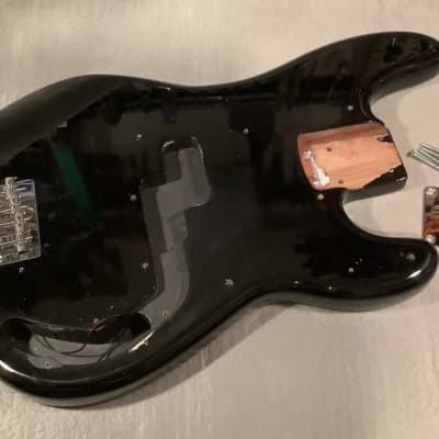 Partscaster Precision Bass “Black Rose” image 9