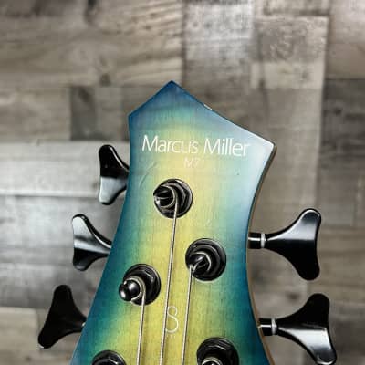 Marcus Miller M7 5 String Electric Bass W/GigBag - Blue Burst image 9