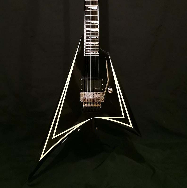 EDWARDS E-SAWTOOTH E-AL-128 アレキシV Edwards E-AL-128 Sawtooth Black with White Pin Stripe | Reverb