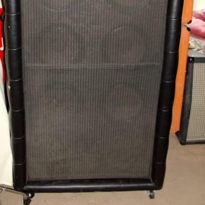 RARE 1970 PLUSH 4000G amp & 8x10 speaker cabinet black image 1