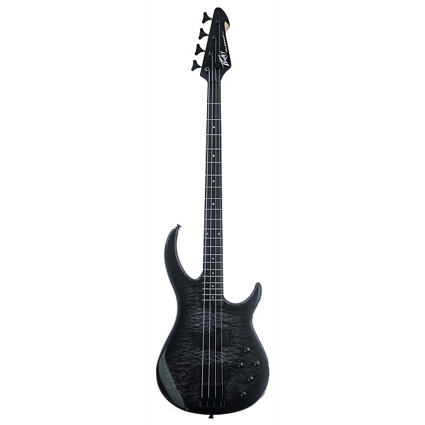Peavey Millennium 4 AC Electric Bass Guitar, Trans Black