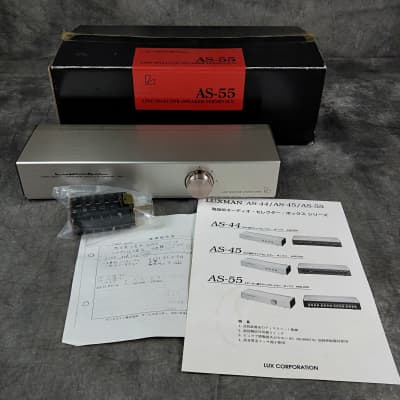 LUXMAN AS-55 Line Selector Speaker Terminals W/ Original Box [Excellent] image 1