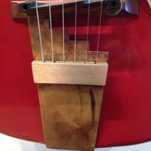 Supro Belmont 1957 Red OHSC Valco Chicago made HSC image 5