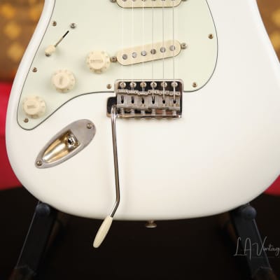 K-Line Springfield S-Style Electric Guitar - Left Handed! - Olympic White Finish #030537! image 4