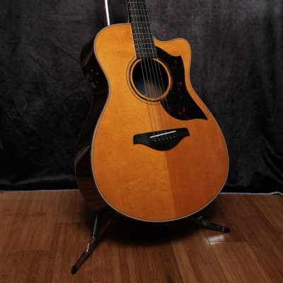 Yamaha AC3R A-Series Concert Acoustic/Electric Guitar Natural w/ Rosewood Back and Sides for sale