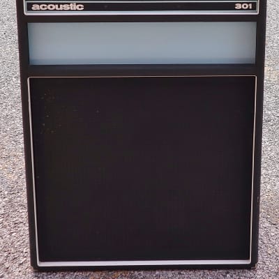Vintage Acoustic 301 1x18 Cerwin Vega 200w Electric Bass Guitar Speaker Cabinet image 1