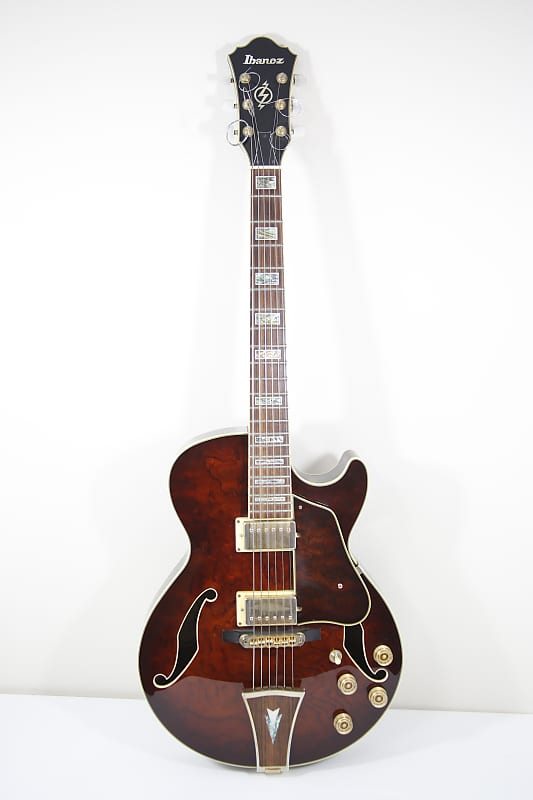 ギター Ibanez AG95-DBS Ibanez AG95QA-DBS – United States