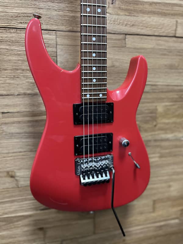 Charvel Fusion Deluxe 1990 1991 - Pearl Red MIJ * Routed for | Reverb