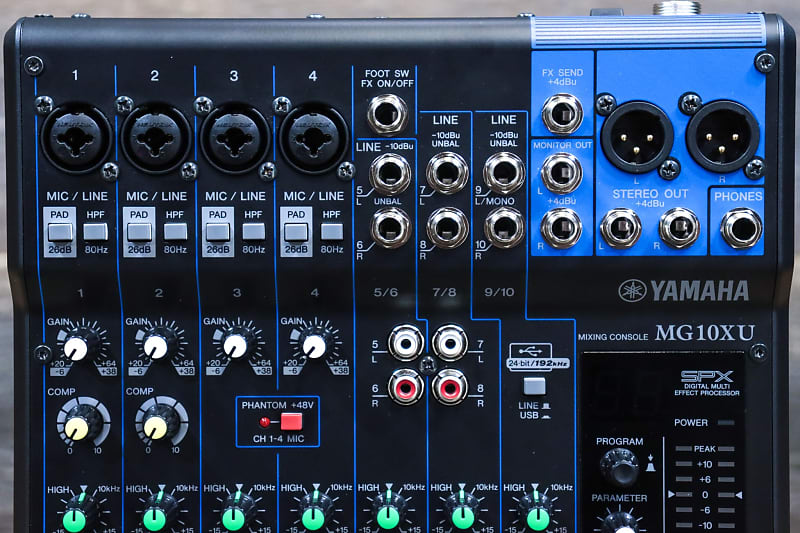 YAMAHA MG10XU 【美品】 YAMAHA MG10XU - 10-Channel Mixing Console with effects with
