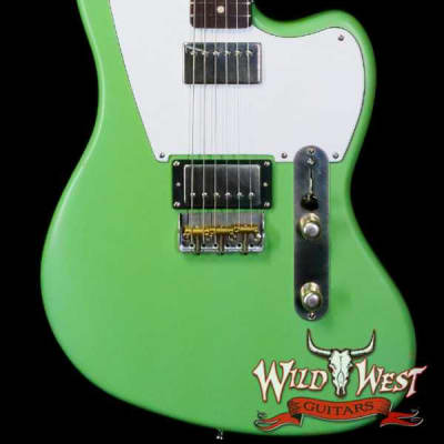 LsL Silverlake One HH Roasted Flame Maple Neck Rosewood Fingerboard Lime Green for sale