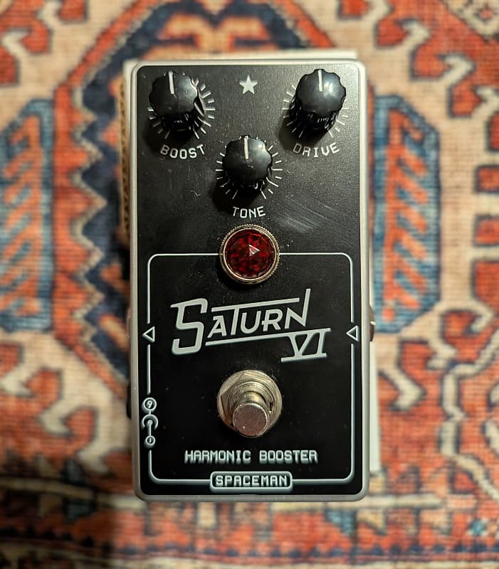 ギター SPACEMAN Saturn VI Silver Spaceman Saturn VI Harmonic Booster 2020 - 2024 - Silver