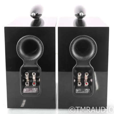 B&W 705 S2 Bookshelf Speakers; Gloss Black Pair; Series 2 | Reverb