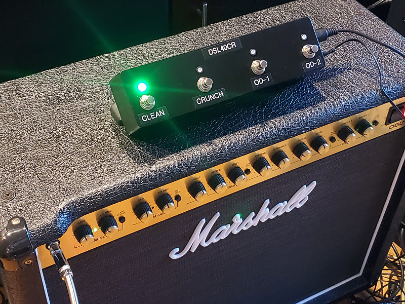 Custom (Black) Heavy-Duty 4-Way MIDI Footswitch for DSL40CR / | Reverb