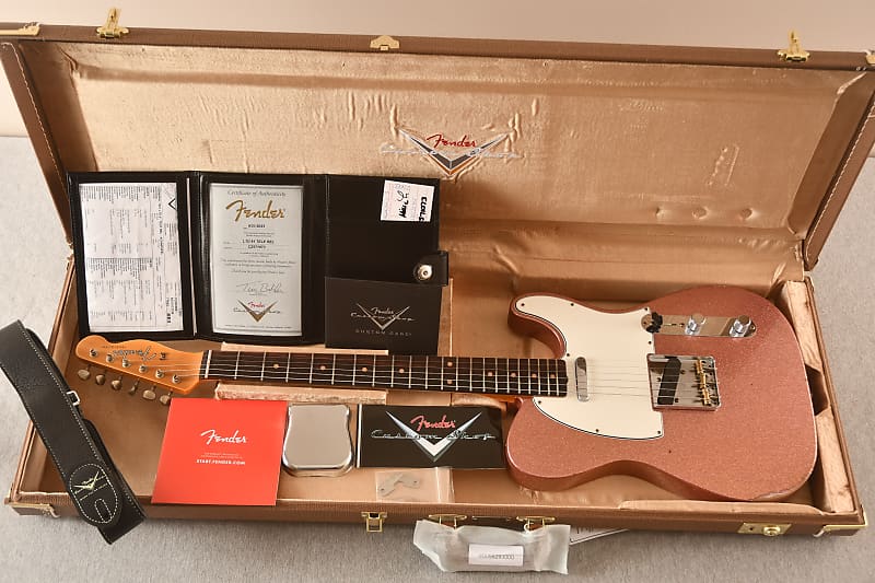 Fender Custom Shop Telecaster Relic 1961 LTD - Aged Champagne Sparkle - 6 lbs 15.3 ozs image 1