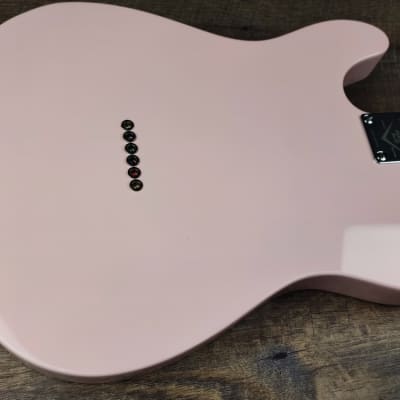 MyDream Partcaster Custom Built - Faded Pink Hand-wound Tapped Pickups image 11