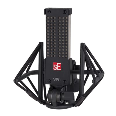 SE Electronics VR1 Voodoo Passive Ribbon Microphone with Shockmount and Case, Black image 6