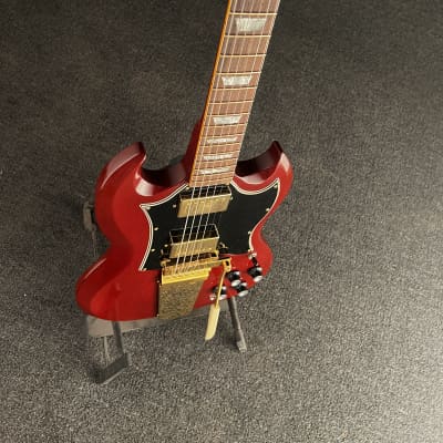 Gibson SG Standard "Large Guard” with Vibrola 1969 - Cherry image 2