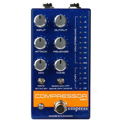 Empress MkII Compressor Pedal, All Analog, Blue for sale