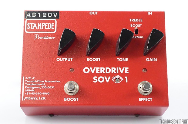 Providence Stampede SOV-1 Overdrive Pedal Owned and Signed by Robben Ford  #28094