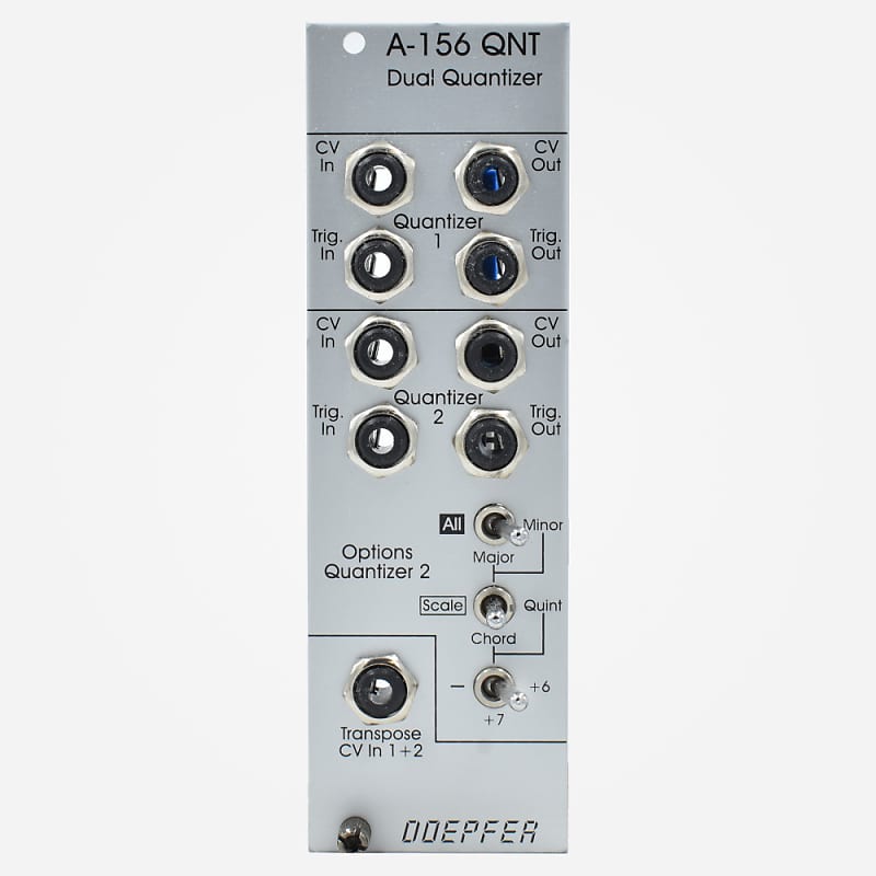 Doepfer A156 DUAL QUANTIZER Eurorack Quantizers with Trigger Reverb