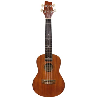 Sawtooth Mahogany Concert Ukulele with Preamp and Quick Start Guide image 2