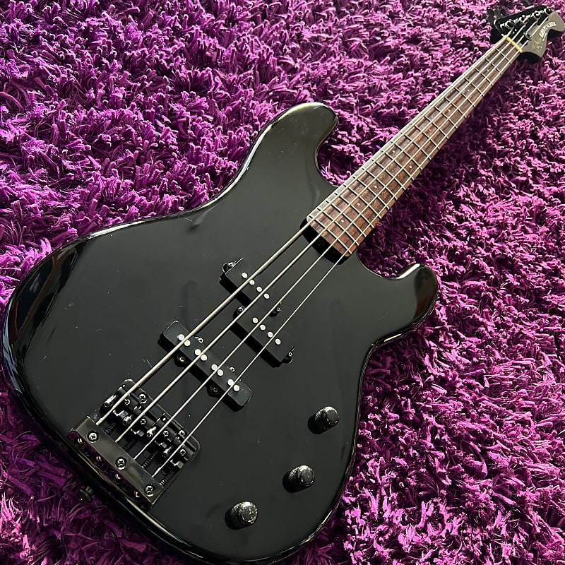 1980s Tokai Hard Puncher PJ-55 Precision Bass 1980s Blackout Black image 1