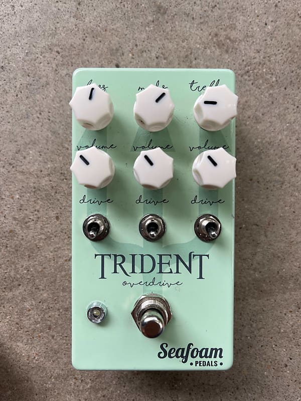 Seafoam Pedals Trident Overdrive 2018 Green