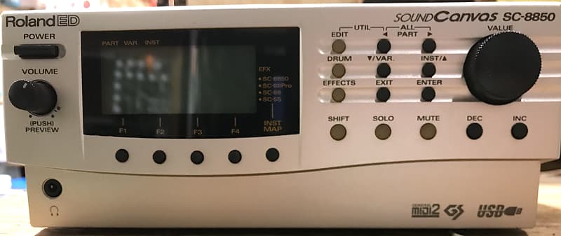 Roland SC-8850 Sound Canvas MIDI Sound Module | Reverb