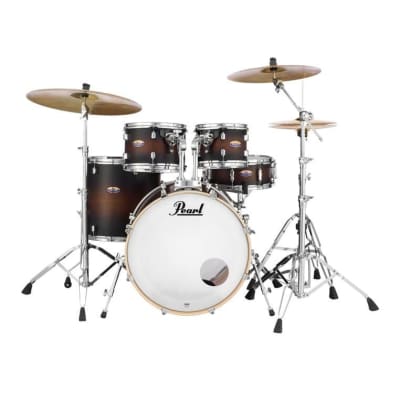 Pearl Decade Maple 5pc Drum Set w/20BD Satin Brown Burst image 4