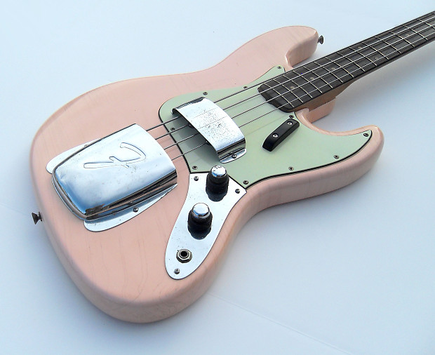 Fender jazz sales bass shell pink