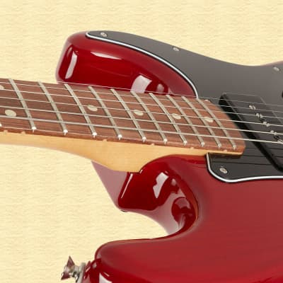 Fender Noventa Stratocaster 2021 Crimson Red Transparent Noventa Single-Coil pups - image 10