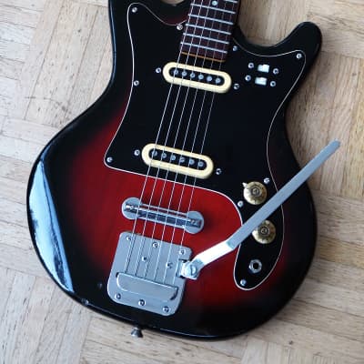 Lindberg (Chushin Gakki) guitar ~1973 made in Japan - Teisco/Kawai style image 3